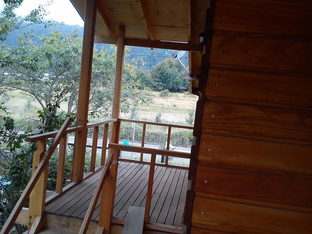 Hostal Los Alamos Neltume Bagian luar foto